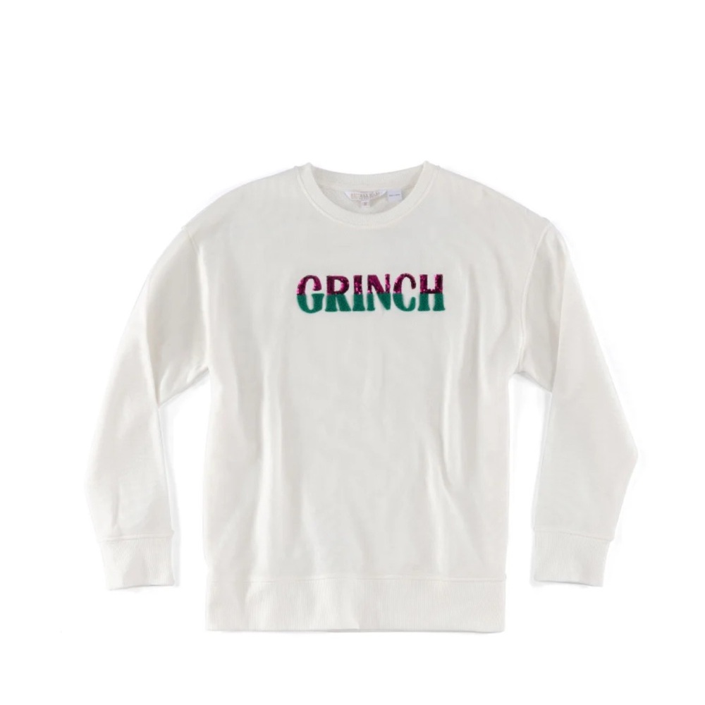 Shiraleah White Grinch Sweatshirt